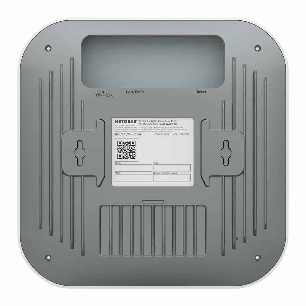 (image for) NETGEAR WAX218 Wireless WiFi6 Dual-Band GbE PoE Access Point